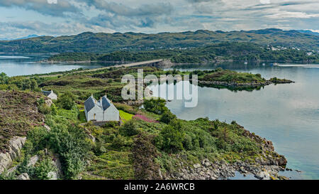 Kyle of Lochalsh et Skye Bridge, Kyle, Ecosse Banque D'Images