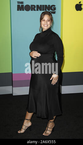 New York, USA. 28 Oct, 2019. Ashley Graham modèle assiste à l'Apple TV, "le Matin Show' Première mondiale à David Geffen Hall au Lincoln Center le 28 octobre 2019 dans la ville de New York. Photo de Peter Foley/UPI UPI : Crédit/Alamy Live News Banque D'Images