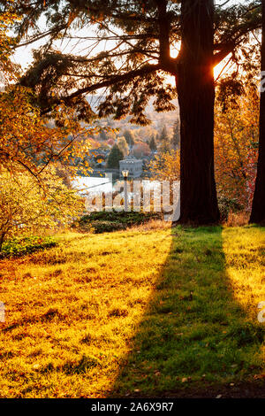 Un après-midi ensoleillé au pied de Mt. Tabor Park à Portland, Oregon Banque D'Images