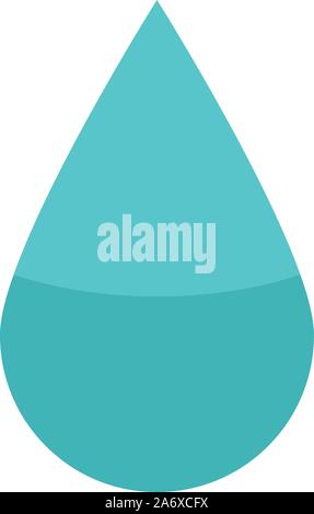 Goutte d'eau, l'icône de style isométrique Illustration de Vecteur