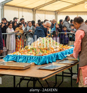 Festival au Centre ISKCON Bhaktivedanta Manor. Banque D'Images