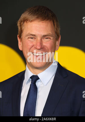 Octobre 28, 2019, New York, New York, USA : NY 1 news anchor PAT KIERNAN assiste à l'arrivée de l'Apple TV est "le Matin" qui a eu lieu au Lincoln Center. (Crédit Image : © ZUMA/Kaszerman Nancy fil) Banque D'Images