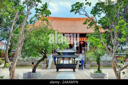 Temple de Confucius de Dali DALI (Centre culturel). Ce complexe a été créé pendant la dynastie des Yuan (1271-1368) et au cours de l'empereur Tong Zhi (1856-1875) Banque D'Images