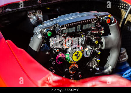 F1 clienti au cours de Ferrari Challenge - World Finals 2019, Mugello Scarperia e San Piero, Italie, 27 octobre 2019, les moteurs Ferrari Challenge Cup Banque D'Images