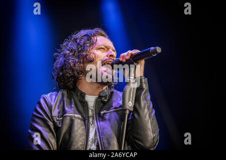 Solvesborg, Suède. 08th, 2019 juin. Le groupe britannique The Rainbow effectue un concert live au cours de la fête de la musique suédoise Sweden Rock Festival 2019. Ici le chanteur Ronnie Romero est vu sur scène. (Photo crédit : Gonzales Photo - Terje Dokken). Banque D'Images