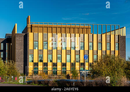 Abcam édifice du siège social de l'AC Abcam Cambridge Università Campus : laboratoire & installations de bureau. NBBJ Architectes Architectes ouvert 2019 Banque D'Images