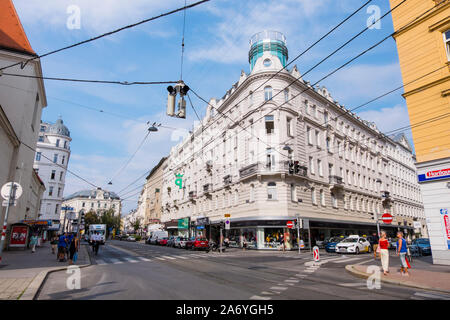 Taborstrasse, Leopoldstadt, Vienne, Autriche Banque D'Images