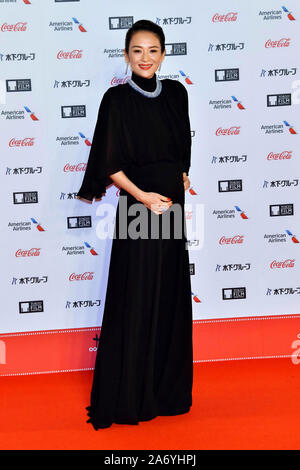 Tokyo, Japon. 28 Oct, 2019. Tokyo, Japon. 28 Oct, 2019. Zhang Ziyi lors de la cérémonie d'ouverture à la 32e Festival International du Film de Tokyo à Roppongi Hills. Tokyo, 28.10.2019 | Conditions de crédit dans le monde entier : dpa/Alamy Live News Crédit : afp photo alliance/Alamy Live News Banque D'Images
