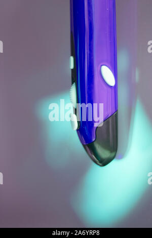 Souris optique usb stylo numérique bluetooth wifi ordinateur écrit avec cliquez sur bouton et molette. Banque D'Images