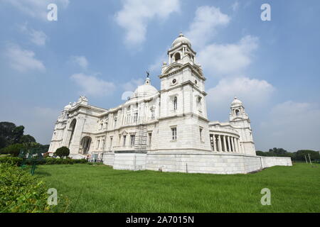 Victoria Memorial Hall. 1 lit Queen's Way. Kolkata, Bengale occidental. L'Inde. Banque D'Images