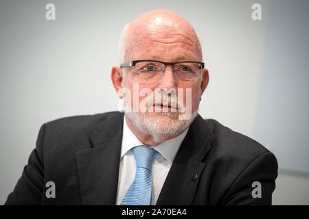 29 octobre 2019, Basse-Saxe, Hanovre : Thomas Pfleiderer, commissaire de la protection des victimes. Photo : Sina Schuldt/dpa Banque D'Images