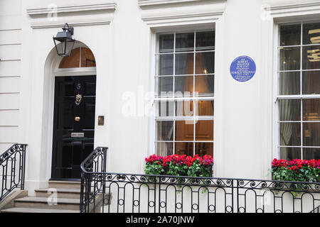 La Maison de Sir Robert Walpole, Premier ministre à l'Arlington Street, Mayfair, London Banque D'Images