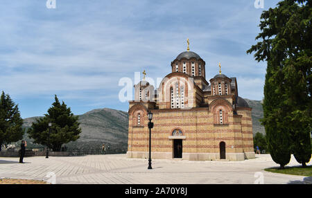 Un monastère orthodoxe Hercegovacka Gracanica à Trebinje, Bosnie-et-Herzégovine. Banque D'Images