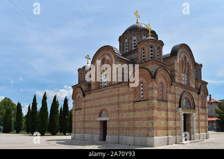 Un monastère orthodoxe Hercegovacka Gracanica à Trebinje, Bosnie-et-Herzégovine. Banque D'Images