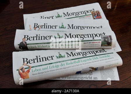 Tageszeitung "Berliner Morgenpost" Banque D'Images