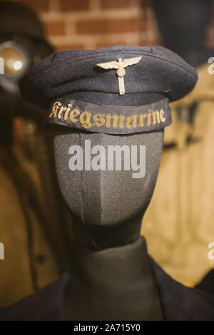 Marin cap close up. La Première Guerre Mondial Musée Banque D'Images