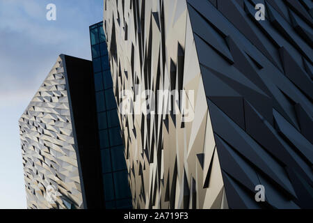 Le Titanic Centre, Belfast, Irlande du Nord, Royaume-Uni Banque D'Images