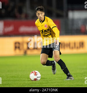 Almere, Pays-Bas. 29 Oct, 2019. ALMERE, 29-10-2019, le stade saison 2019/2020, Yanmar, Eerste ronde TOTO KNVB Beker. Almere City player Anass Ahannach /e Credit : Pro Shots/Alamy Live News Banque D'Images