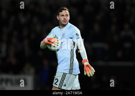 BURTON ON TRENT, en Angleterre. 29 octobre Danny Ward (12) au cours de la ville de Leicester Carabao Cup Quatrième ronde match entre Burton Albion et Leicester City au stade de Pirelli, Burton upon Trent mardi 29 octobre 2019. (Crédit : Jon Hobley | MI News) photographie peut uniquement être utilisé pour les journaux et/ou magazines fins éditoriales, licence requise pour l'usage commercial Crédit : MI News & Sport /Alamy Live News Banque D'Images