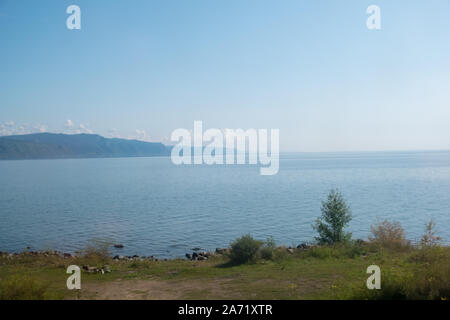 Lac Beikal - Vue depuis le lac Baikal Banque D'Images