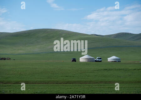 Mongolian-Manchurian incroyable Grassland Banque D'Images