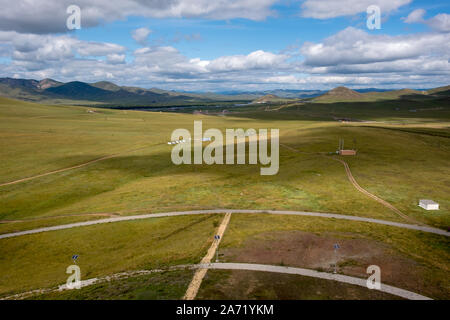 Mongolian-Manchurian incroyable Grassland Banque D'Images