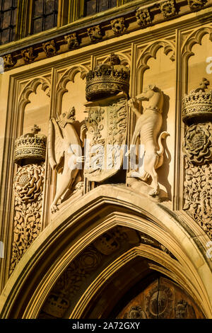 Exterior Kings College Chapel Banque D'Images