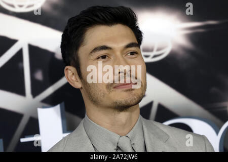 New York, États-Unis. 29 Oct, 2019. Acteur Henry Golding assiste à la première du film 'Last Christmas' à l'AMC Lincoln Square Theatre le 29 octobre 2019 à New York City.Photo de Peter Foley/UPI UPI : Crédit/Alamy Live News Banque D'Images