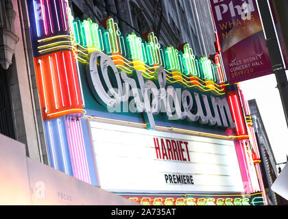 Los Angeles, United States. 29 Oct, 2019. LOS ANGELES, CALIFORNIE, USA - Le 29 octobre : l'atmosphère au Los Angeles Première de 'l'imaginaire d'Harriet" tenue à l'Orpheum Theatre le 29 octobre 2019 à Los Angeles, Californie, États-Unis. (Photo par Xavier Collin/Image Crédit : Agence de Presse) L'agence de presse Image/Alamy Live News Banque D'Images