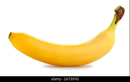 Chemin de la banane isolated on white Banque D'Images