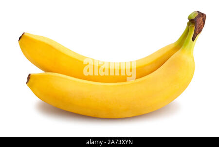 Chemin de la banane isolated on white Banque D'Images
