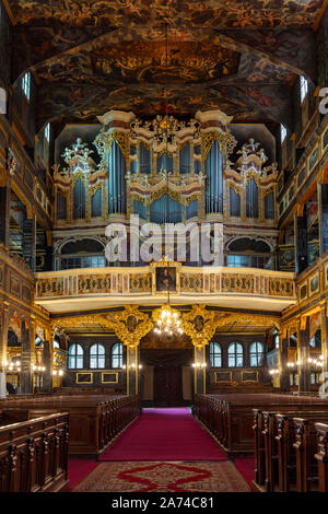 L'Église évangélique de la paix à Swidnica, organes, la Basse Silésie, Pologne Banque D'Images