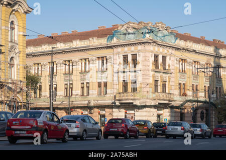 Cluj Napoca, Roumanie - 23 Oct, 2019 : la vieille ville de Cluj Napoca, Roumanie. Banque D'Images