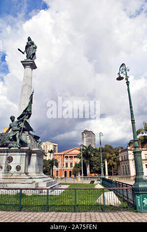 Teatro da Paz, Praça da República, Belém, Pará, Brésil Banque D'Images