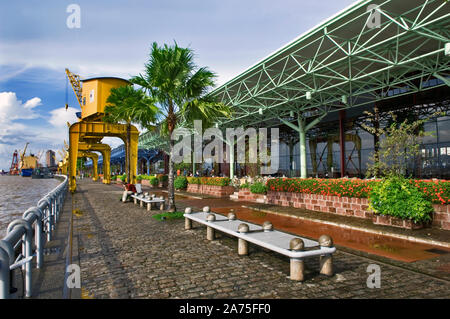 Estação das Docas, ancien port, Belém, Pará, Brésil Banque D'Images