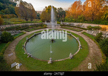 Italie Piémont Turin - Villa della Regina - Grand Rondeau Banque D'Images