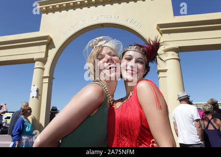 NAPIER ,LA VILLE Art déco, NOUVELLE-ZÉLANDE Banque D'Images