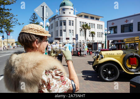 NAPIER ,LA VILLE Art déco, NOUVELLE-ZÉLANDE Banque D'Images