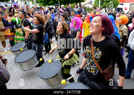 Dimanche de Pâques Carnival, Carcabuey, Sierra Subbética, province de Cordoue, Andalousie, Espagne Banque D'Images