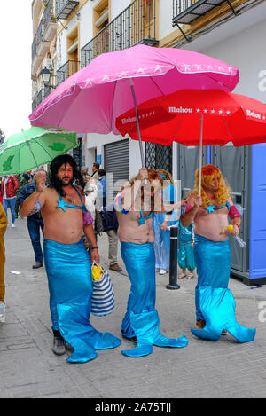 Dimanche de Pâques Carnival, Carcabuey, Sierra Subbética, province de Cordoue, Andalousie, Espagne Banque D'Images