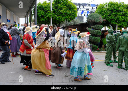 Dimanche de Pâques Carnival, Carcabuey, Sierra Subbética, province de Cordoue, Andalousie, Espagne Banque D'Images