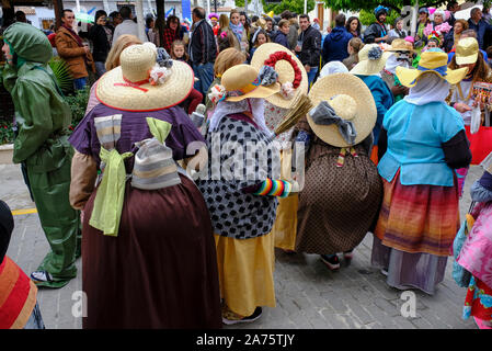 Dimanche de Pâques Carnival, Carcabuey, Sierra Subbética, province de Cordoue, Andalousie, Espagne Banque D'Images