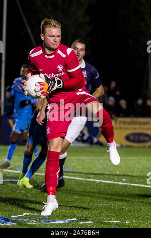 Den Haag, Pays-Bas. 30Th Oct, 2019. DEN HAAG - 30-10-2019, néerlandaise de football, saison 2019-2020 de l'Eredivisie. Jari gardien Puister rapide pendant le match rapide - Willem II. Cup match premier tour. Credit : Pro Shots/Alamy Live News Banque D'Images