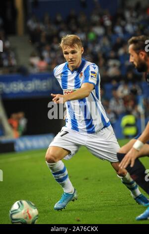 San Sebastian, Espagne. 30Th Oct, 2019. 21 <de Real Sociedad lors de la ligue espagnole match de football entre le Real Sociedad et Levante à la Reale Arena Stadium le 30 octobre 2019 à San Sebastian, Espagne Credit : CORDON PRESS/Alamy Live News Banque D'Images