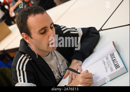 LUCCA, ITALIE. 30 OCTOBRE , 2019. À ZEROCALCARE Inauguration du Lucca Comics AND GAMES 2019 cas Lucca Comics AND GAMES 2019. Stefano Dalle Luche / Alamy Live News. Banque D'Images