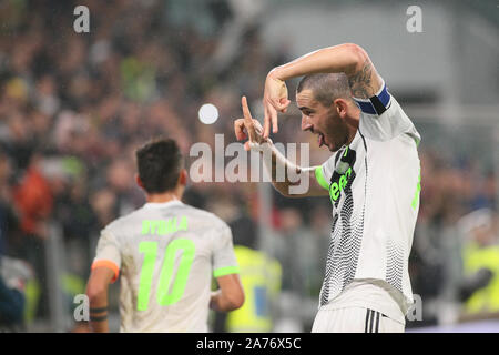 Torino, Italie. 30Th Oct, 2019. 19 leonardo bonucci (juventus) happinessduring Juventus vs Gênes, Serie A soccer italien Championnat Hommes à Turin, Italie, le 30 octobre 2019 - LPS/crédit : Claudio Claudio Benedetto Benedetto/fil LPS/ZUMA/Alamy Live News Banque D'Images