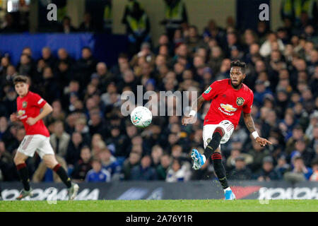 Londres, Royaume-Uni. 30Th Oct, 2019. Fred de Manchester United au cours de la cire en Cup match entre Chelsea et Manchester United à Stamford Bridge, Londres, Angleterre le 30 octobre 2019. Photo par Carlton Myrie. Credit : premier Media Images/Alamy Live News Banque D'Images