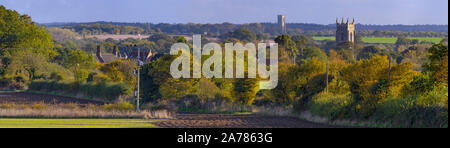 L'église Sainte Marie la Vierge à Renau village et St James Church à Southrepps North Norfolk Banque D'Images