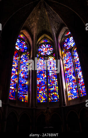 La Cathédrale de Reims, Champagne, France Banque D'Images