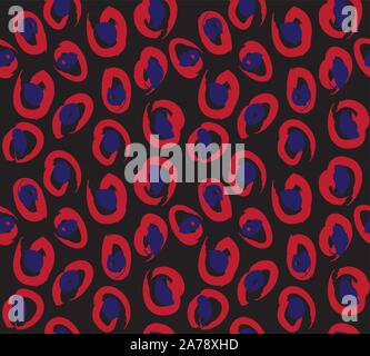 Coups de pinceau coloré abstrait Motif transparente dans le Vector - c'est un abstract pattern pinceau convient pour des tirages, les régularités et d'artifices Illustration de Vecteur